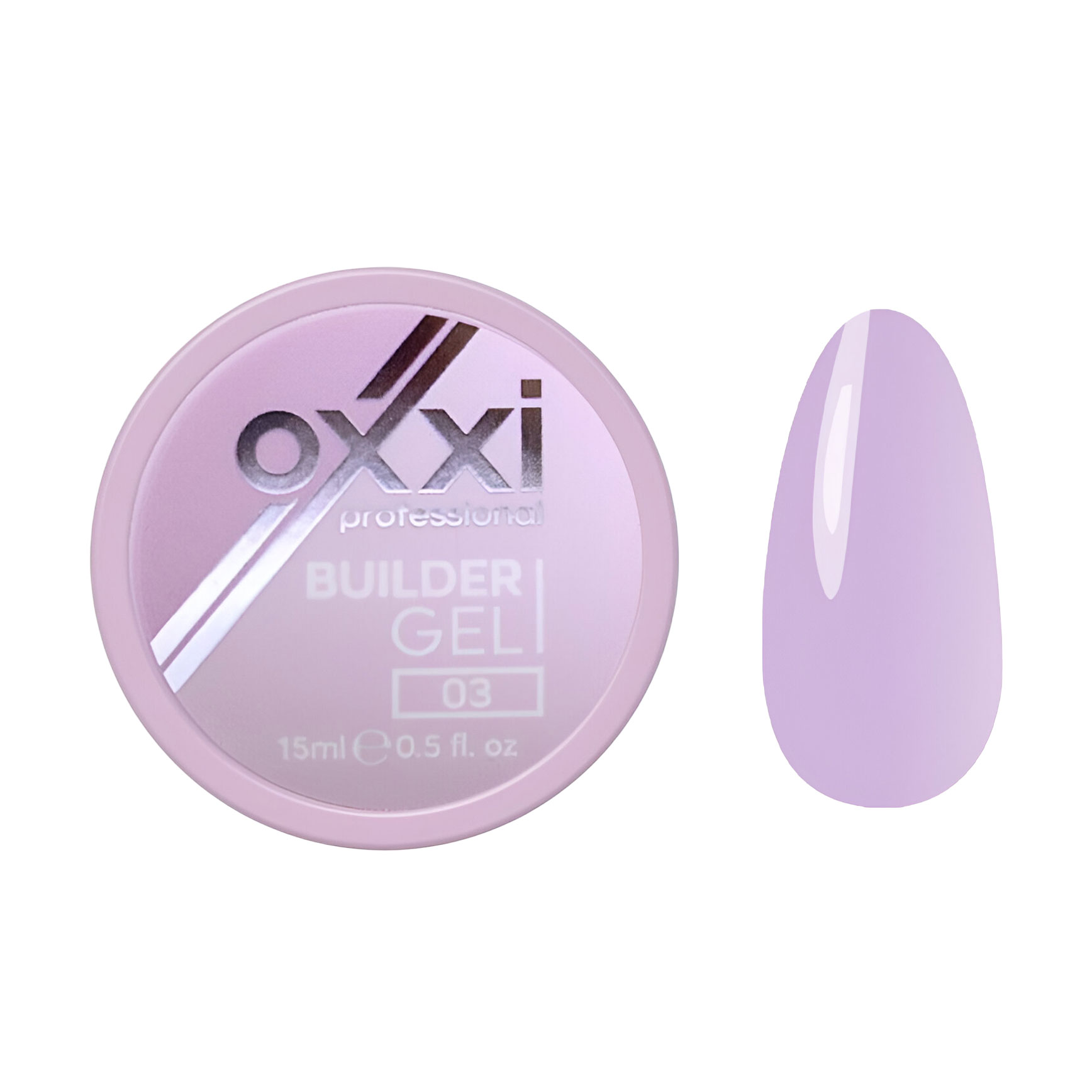 Моделювальний гель для нігтів Oxxi Professional Builder Gel 03, 15 мл