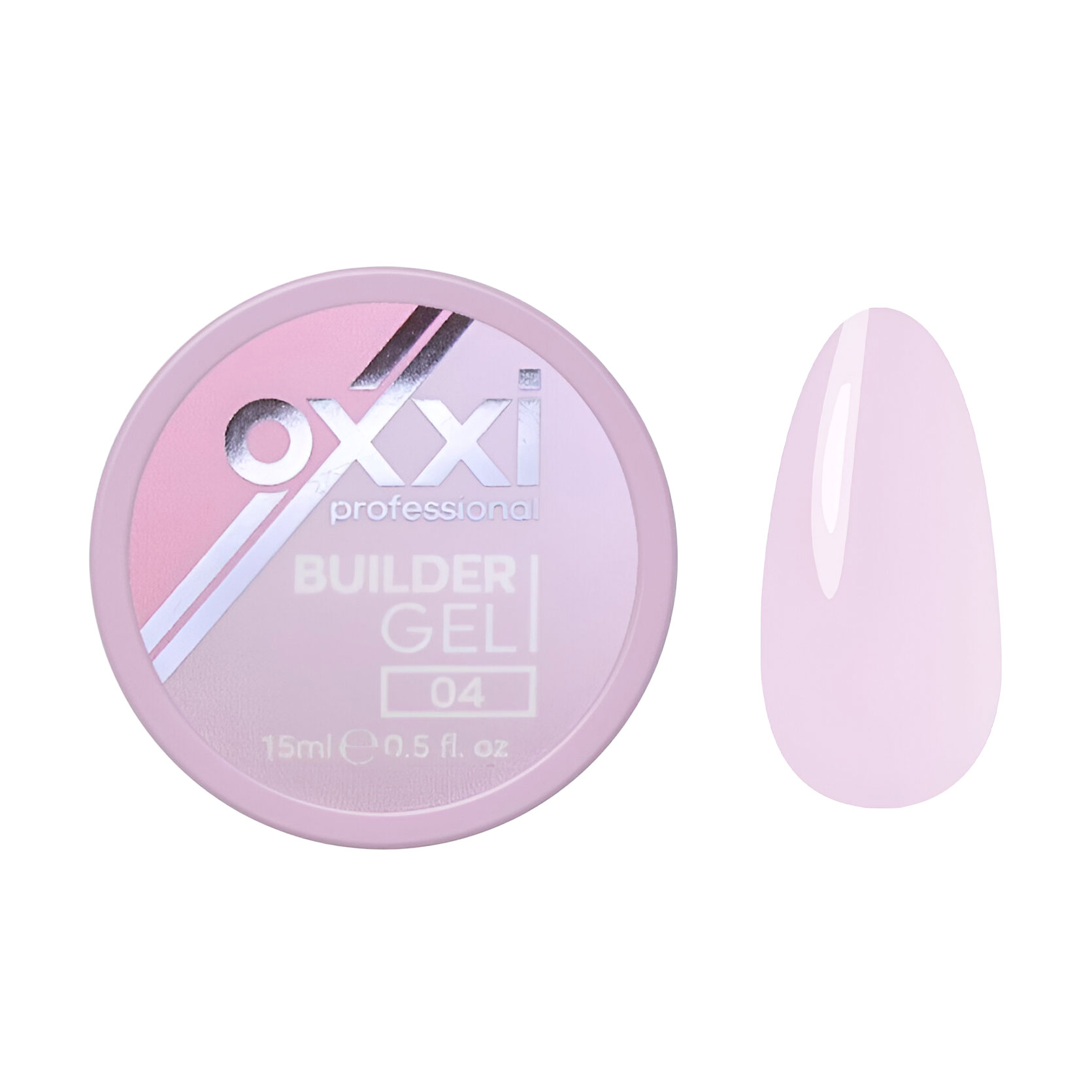 Моделювальний гель для нігтів Oxxi Professional Builder Gel 04, 15 мл