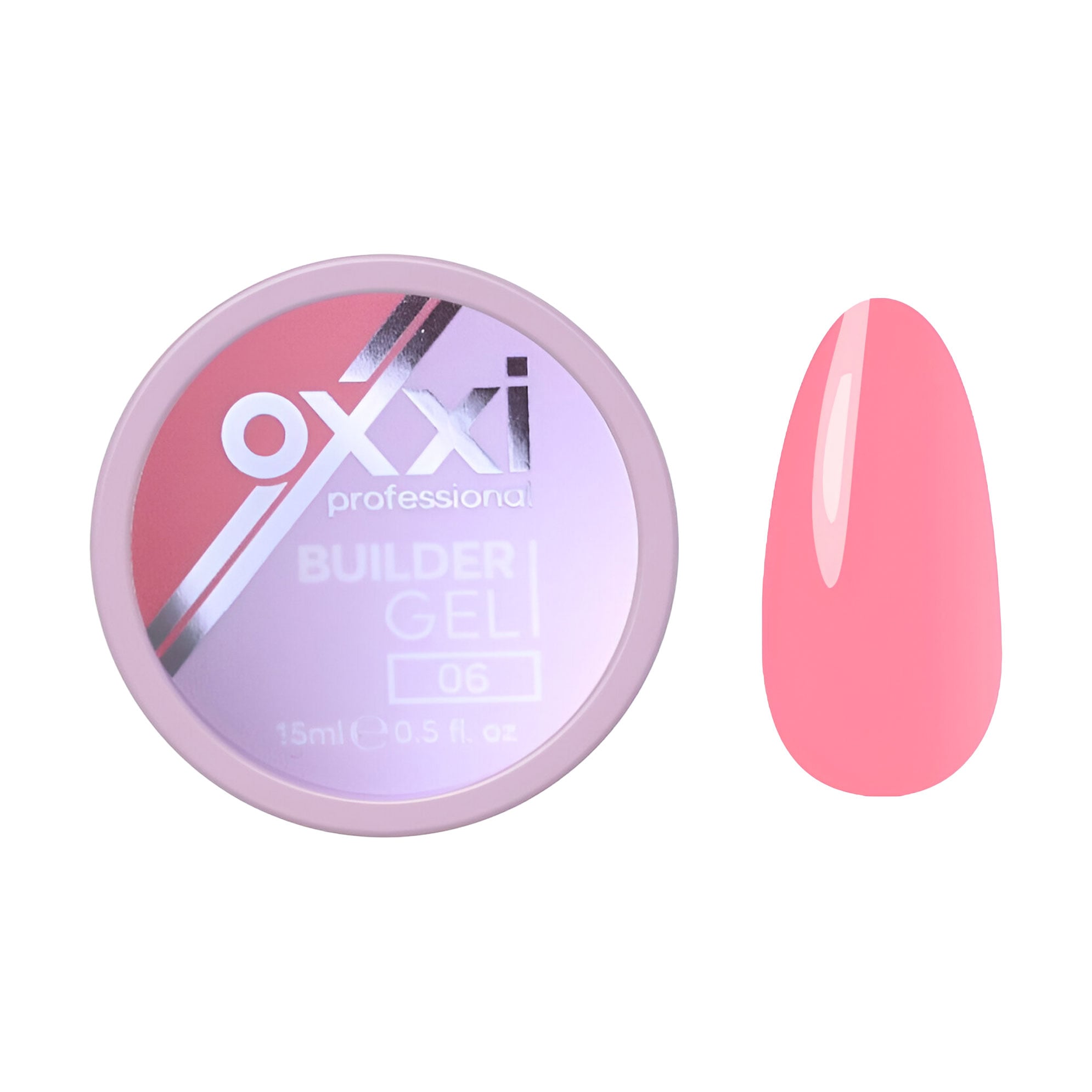 Моделювальний гель для нігтів Oxxi Professional Builder Gel 06, 15 мл